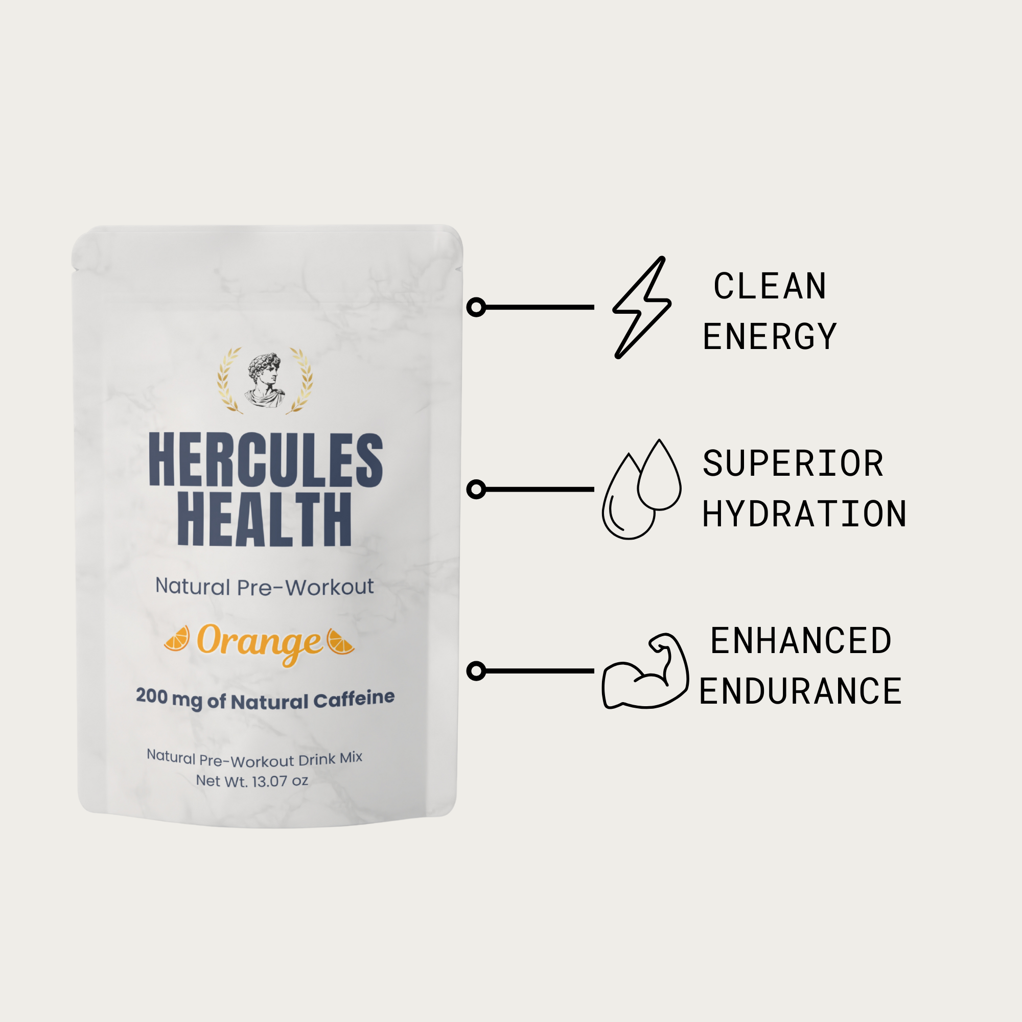 Natural Preworkout - Orange